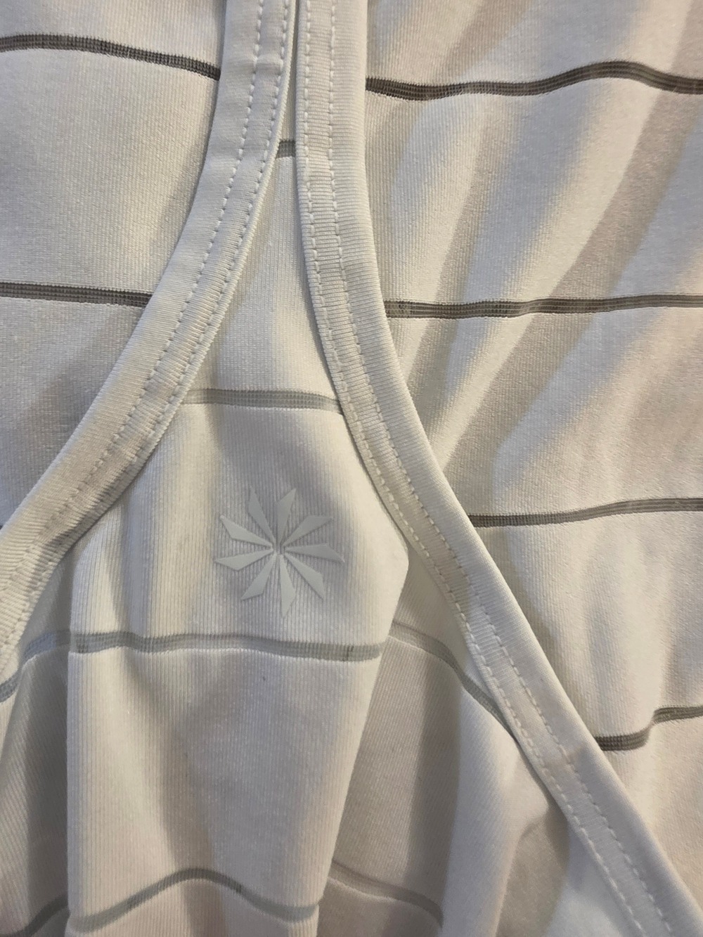 Athleta Spring Mint Chi Striped Racerback Tank - Picture 3 of 6